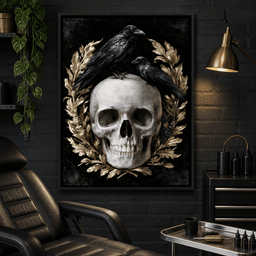 Gilded Crows Upon Bone - room mockup 1