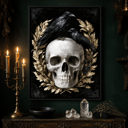 Gilded Crows Upon Bone - room mockup 2