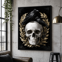 Gilded Crows Upon Bone - room mockup 6