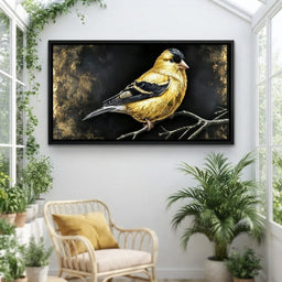 Gilded Feather Stillness - room mockup 8