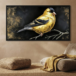 Gilded Feather Stillness - room mockup 11