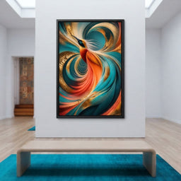 Gilded Flight Of The Radiant Plume - room mockup 8