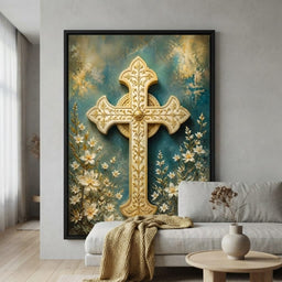 Gilded Petals Near The Relic - room mockup 1