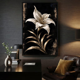 Gilded Petals Upon Nightfall - room mockup 11