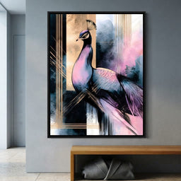 Gilded Plumage Upon Modern Horizons - entry hall mockup