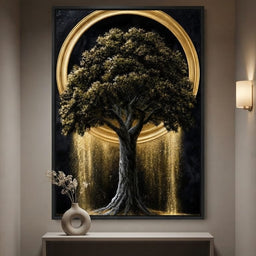Gilded Roots of Eternal Radiance - room mockup 5