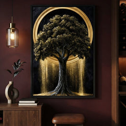 Gilded Roots of Eternal Radiance - room mockup 8