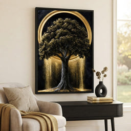 Gilded Roots of Eternal Radiance - room mockup 12