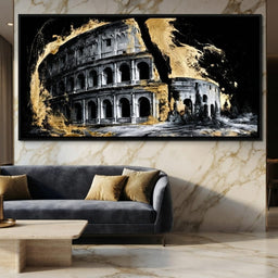 Gilded Ruins of Ancient Rome - room mockup 4