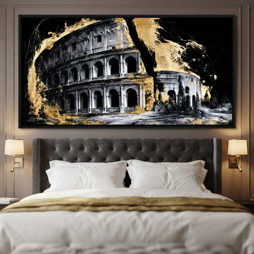 Gilded Ruins of Ancient Rome Canvas Print