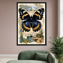 Gilded Wings Of The Natural Archive - living room mockup