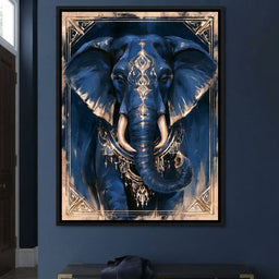 Gilded Wisdom of the Midnight Sage - entry hall mockup