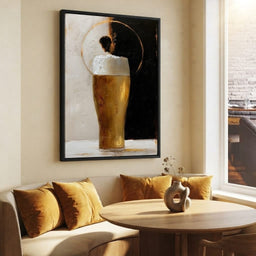 Golden Beer Against the Divide - room mockup 4