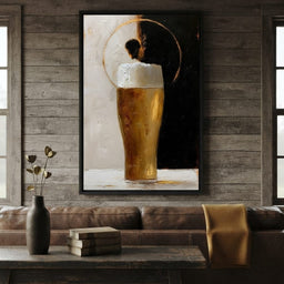 Golden Beer Against the Divide - room mockup 5