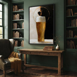 Golden Beer Against the Divide - room mockup 6