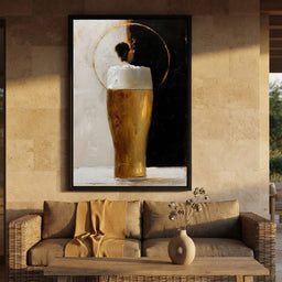 Golden Beer Against the Divide - room mockup 7