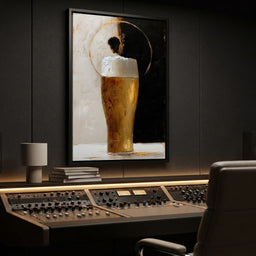 Golden Beer Against the Divide - room mockup 8