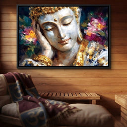 Golden Buddha Lotus Reverie - room mockup 8
