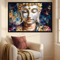 Golden Buddha Meditation Glow - room mockup 9