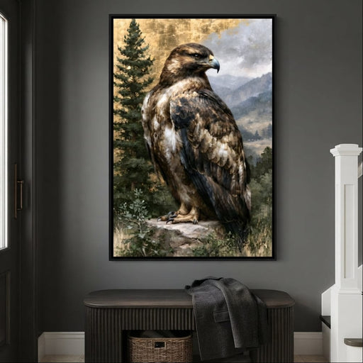 Golden Crest Guardian of the High Ridge Canvas Print