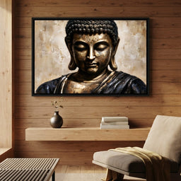 Golden Stillness Of Inner Reflection - room mockup 5