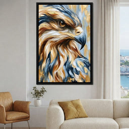 Golden Vigil Of The High Predator - living room mockup