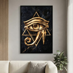 Golden Vigil of the Sacred Geometry - living room mockup