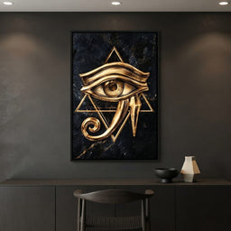 Golden Vigil of the Sacred Geometry - dining room mockup