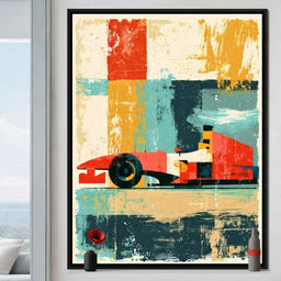 Grand Prix Abstract Motion - room mockup 1