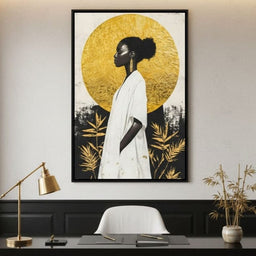 Golden Halo Afrocentric Poise