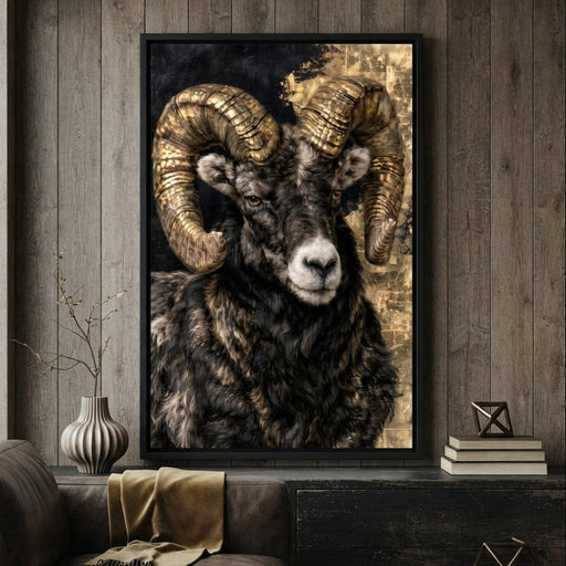 Guardian of the Gilded Peak Canvas Print