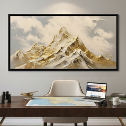 Golden Alpine Majesty Peaks