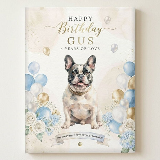 The Happy Birthday Pet Canvas Print