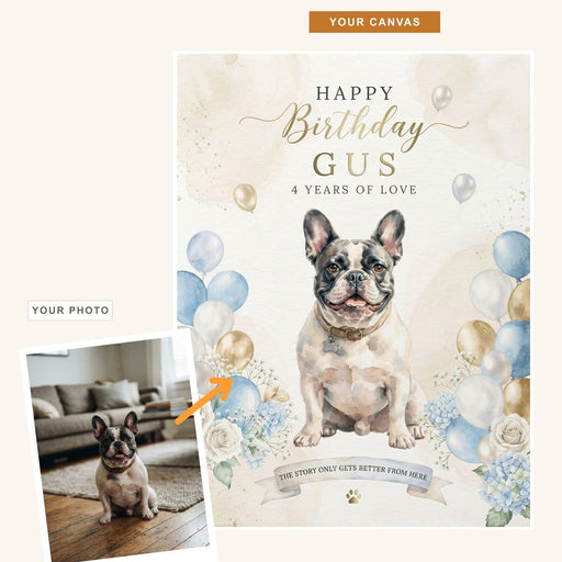 The Happy Birthday Pet Canvas Print
