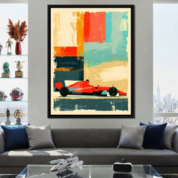 High Velocity Momentum On The Track - room mockup 1