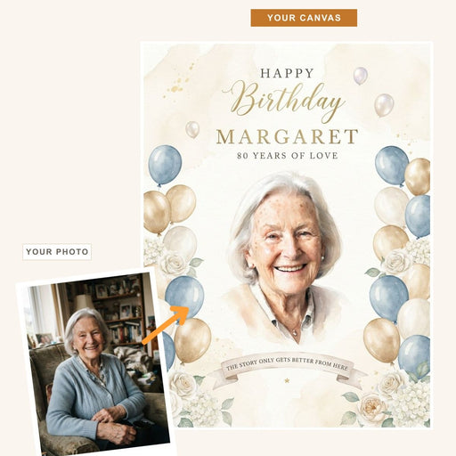 The Happy Birthday Canvas Print