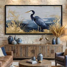 Coastal Heron Gold Reeds