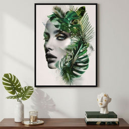 Botanical Muse Fusion Portrait