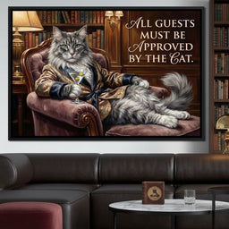 The Feline Gatekeeper Decides