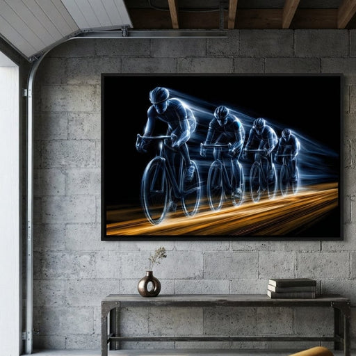 Kinetic Pulse of the Peloton Canvas Print