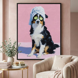 Spa Day Aussie Shepherd Pup