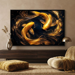 Koi Gold Current - room mockup 4