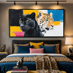 Dual Panther Leopard Portrait