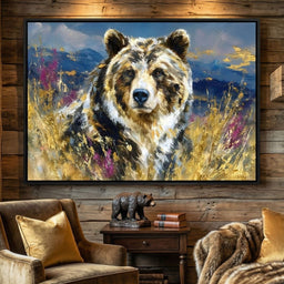 Golden Grizzly Mountain Calm - Neal Hackett