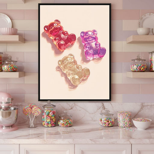 Bear Gummies Canvas Print
