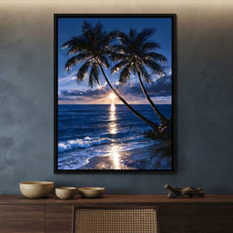 Last Light Over Distant Shores - dining room mockup