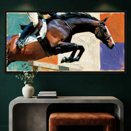 Leaping Over The Painted Square - room mockup 5
