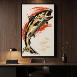 Leaping Through The Vivid Current - room mockup 5