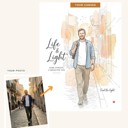 The Light Wash Canvas Print