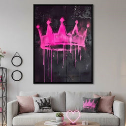 Pink Crown Graffiti
